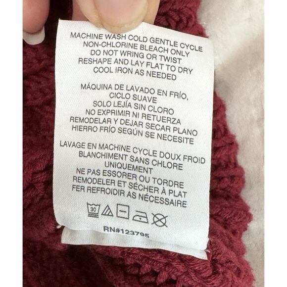 Alp-N-Rock Simone Fisherman Sweater Cable Knit Turtleneck Cabincore Lodge XL - Picture 11 of 11